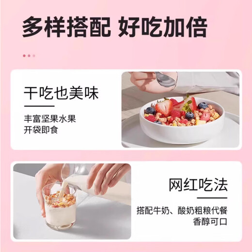 山萃水果坚果混合麦片代餐营养麦片早餐下午茶燕麦681g