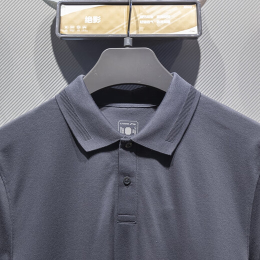 Kurzärärmungs-Polo-Shirt von Männern 2024 Sommer Neues Produkt Chinesische Farbserie Komfortable Revers-T-Shirt APLU087 12804 Kaltes Sandelholz s