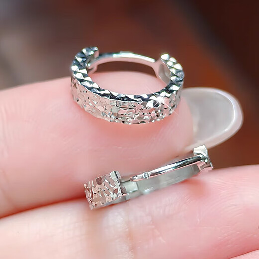 Pavia Pt950 Platinum Crushed Ice Earrings Earrings Earrings Platinum Sparkling No Need to Pick Up Your Best Friend or Girlfriend's Birthday Gift Weighs About 2.2-2.4 Grams Platinum Crushed Ice Earrings