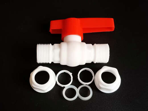 Enbaole plastic quick connection valve large flow POM1216 1620 fast valve aluminum-plastic ball valve switch joint 12164 points