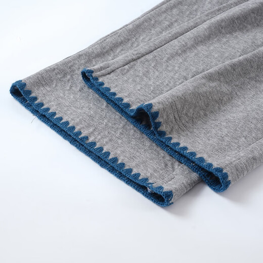 Fen Teng Couple Pajamas Fan Chengcheng Same Style 2025 New Spring Simple Casual Star Same Style Home Wear Set Huahui-Women's L