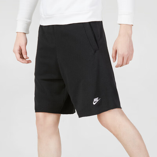Nike (NIKE) sports suit men 25 autumn new fashion polo shirt breathable short-sleeved T-shirt casual knitted shorts two-piece set. FN3895/010+DX0767/010 L/175 [recommended weight 130/150Jin [Jin equals 0.5 kg]]