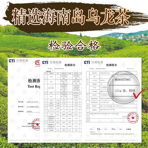 艺颜堂海南特产人参兰贵人茶 五指山特级人参乌龙茶浓香型2025新茶茶叶 人参乌龙茶 125g*2罐