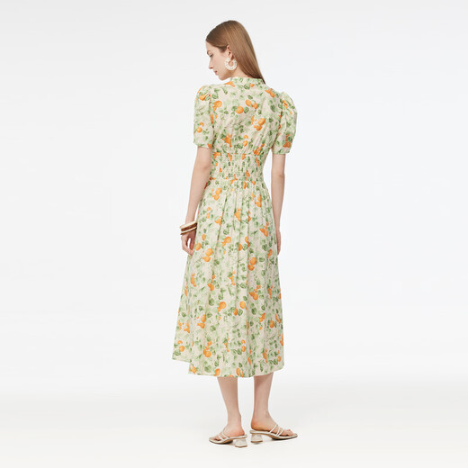 Gloria dress for women traveling 2025 new summer dopamine beautiful small skirt 1E5C4K690 8CD summer dream kumquat S