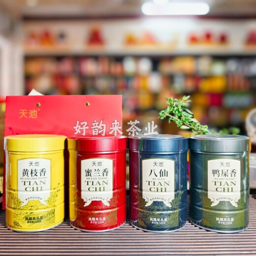 Tianchi 1392 Phoenix Dancong Qingshan Series Wudang Dancong Huangzhixiang Honey Orchid Fragrance Spring Tea 125g Honey Orchid Fragrance Qingshan Series