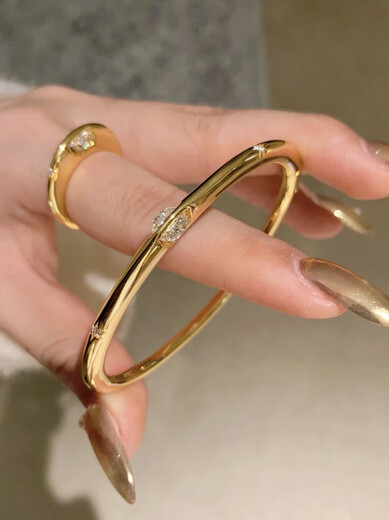 IosnIOSNS925 sterling silver medieval style fortune-telling planet rotating bracelet ring light luxury new ring bracelet gold bracelet (sterling silver + high carbon diamond) 16.5cm