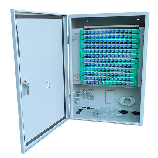 Optical handover box outdoor 96-core wall-mounted 144-core odf optical cable handover box 48-core 24-core optical fiber distribution box fiber distribution box 144-core empty box (7kg) wall-mounted