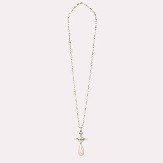 VVIENNE WESTLOCK purchasing spot WESTLOCK Queen Mother's new three-dimensional sphere pearl pendant necklace for girlfriend to send her old age silver