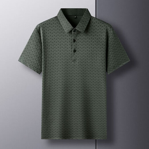 NJSKAKW [Real Pocket] Daddys Sommer neuer Männer Revers kurzärmelig T-Shirt Ice Seide Schnelltrockne Top Polo 686 Navy [mit Taschen] XL 130-150Jin [Jin entspricht 0,5 kg]