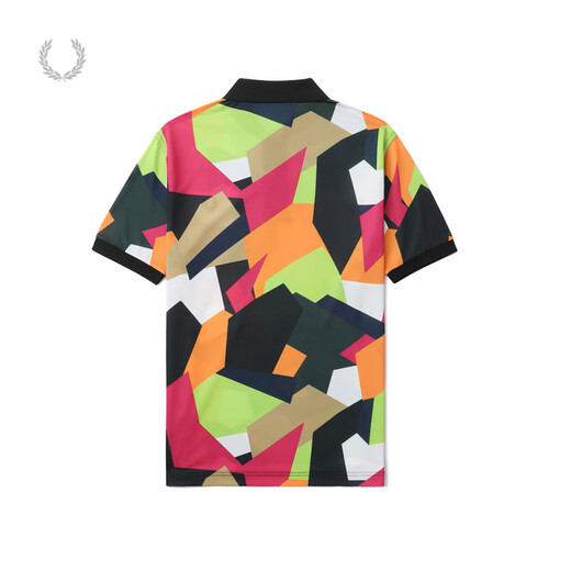 Fred Perry Herren Casual Polo Shirt 2025 Sommer Revers Lose Weizenohr Stickte kurzärmelige trendige M9856 Farbe Mlx L.
