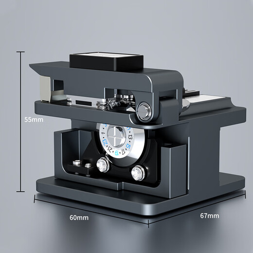 
FHTCEN Fenghuo Tiancheng High Precision Fiber Cutting Knife Automatic Return Knife Fiber Welding Machine Hot Melt Cold Connection Automatic Return Knife Tool Three-in-One FTTH Optical Cable Cutting Knife G61S-ZD