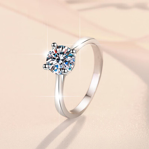 MZMZ platinum ring women's pt950 platinum knot engagement fashion new diamond ring Valentine's Day gift for girlfriend and wife next day delivery/light luxury four-claw moissanite diamond ring