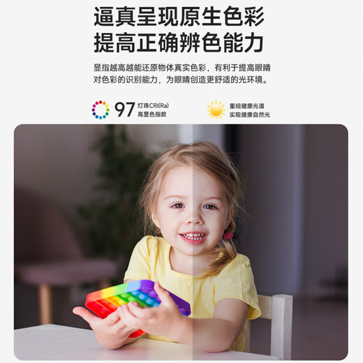 Foshan Lighting (FSL) led ceiling lamp wick modification lamp panel Ra97 high display full spectrum three-color module replacement lamp panel light source full spectrum 40W/three-level color adjustment