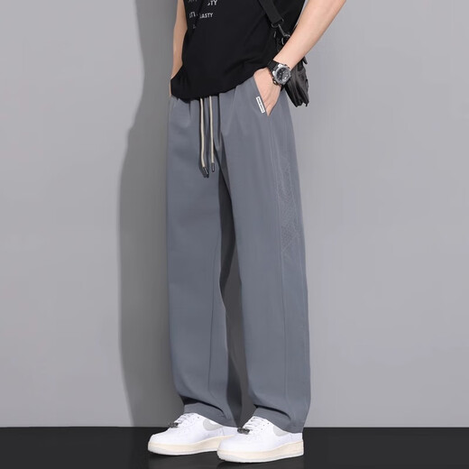 Pantalon de base de la NASA pantalon décontracté mince masculin pantalon de sport à séchage