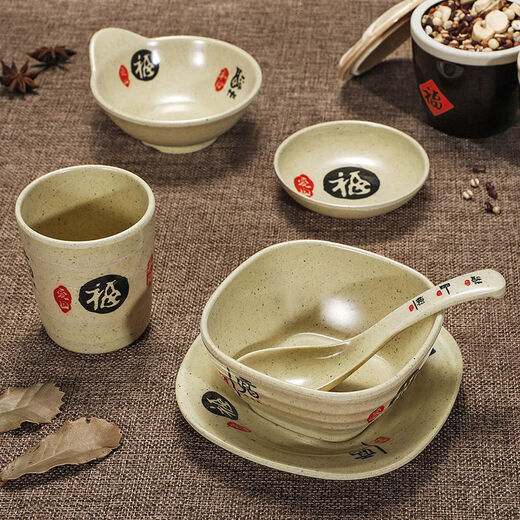 Enshousu instant noodle bowl, soup bowl, large bowl, commercial beef noodle spicy hot bowl, imitation porcelain tableware, plastic bowl, melamine flavored ramen bowl, 2023 10-inch large threaded noodle bowl (pack of 10) 20