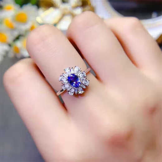 LZJV natural pink sapphire tanzanite ring for women open 925 silver gold-plated inlaid luxury full diamond jewelry with certificate pink sapphire