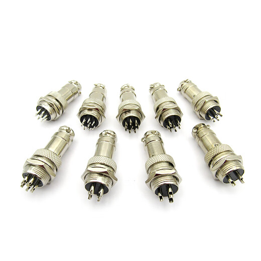 Dafuri aviation plug and socket connector GX12 16 20-2/3/4/5/6/8/10/12 core cable connector aviation plug GX16-3 core female plug (1 piece)