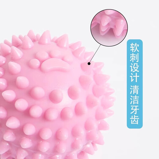 Qi Oh Dog Teething Toy Anti-bite and Anti-boring Toy Toy Ball Chewable Puppy Teething Stick Energy-consuming Supplies Three-piece Pack Combination 1