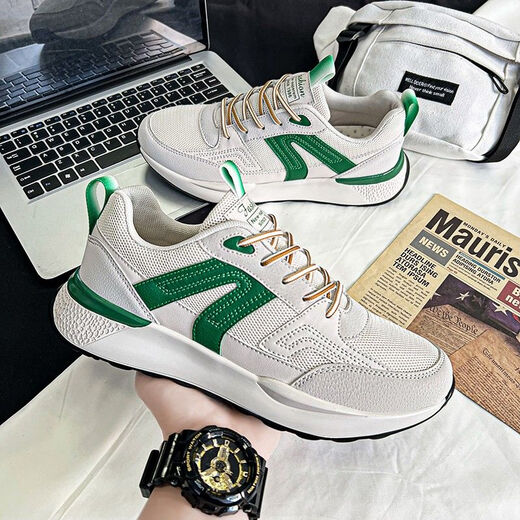 
Jeep Jeep Large Size 46 Men's Shoes Summer Breathable 47 Sports Shoes 48 Size Oversized Thin Forrest Gump Shoes 45 Size Deodorant H9903 Meter Green Non-Hidden Model 45
