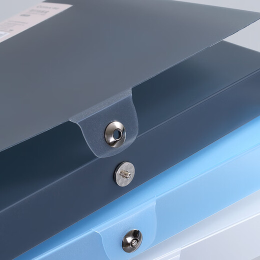 Qixin (COMIX)A1283/A1285 Transparent and simple file box 35/55mm A4 A1283(35mm) Transparent