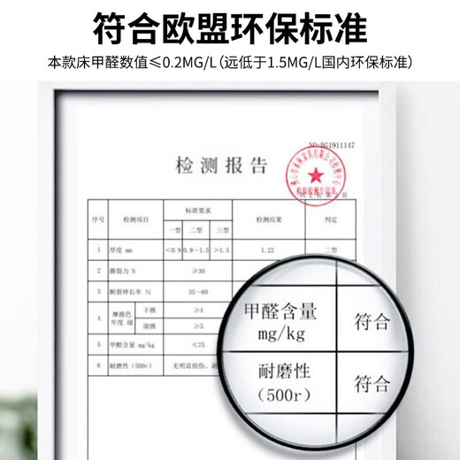 Chaoshufu bed solid wood bed 1.8mx2m bed 1.5x2m modern simple bed household double bed oak bed bedroom bed oak gray soft bed thickened 1.5*2m frame structure promotional model