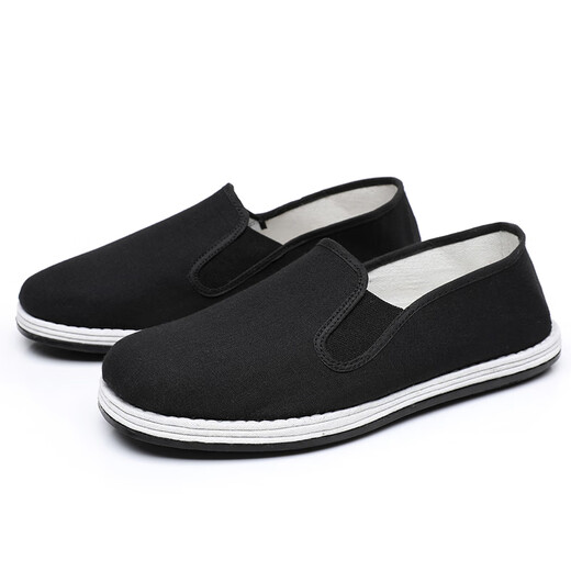 Hongqing Century-Ory-Ory Pékin Chaussures en tissu d'hommes Chaussures de travail à une seule couche de mille couches