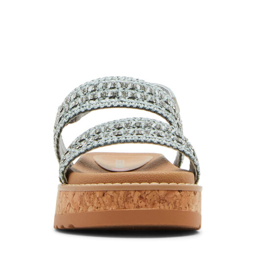 Steve Madden Girls Stroller Sandals, robin blue, 4 adults robin blue 4 adults