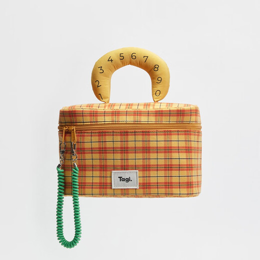 Tagi. Hadou cosmetic bag callme toiletry bag waterproof large capacity portable storage bag New Year gift-citrus cookies