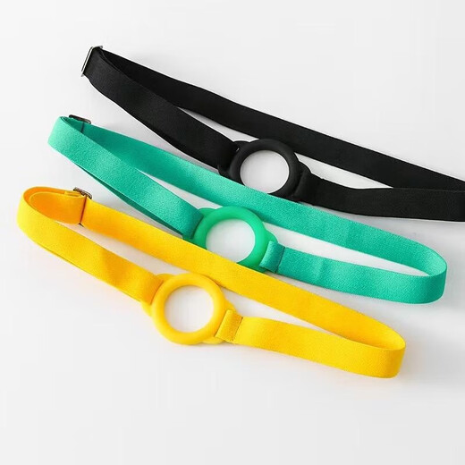 Men's sexy lifting underwear new silicone JJ set locking ring thong solid color single size high elastic delay black small 2.8CM belt adjustable size Single size belt adjustable size