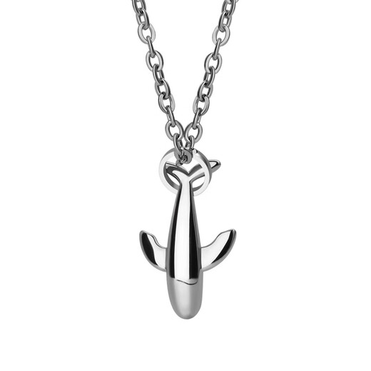 MZMZ platinum necklace men's pt950 platinum trend accessories whale pendant Valentine's Day birthday gift for boyfriend light luxury model-fashionable whale pendant