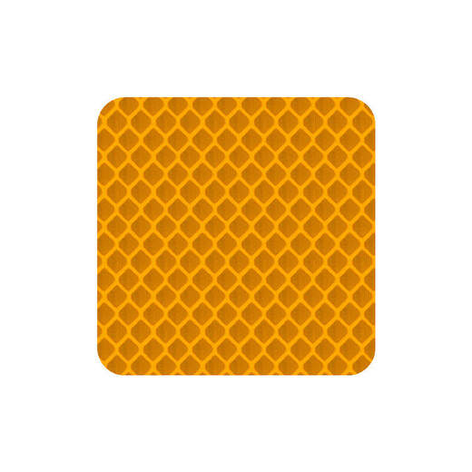 3M Autocollant Réflexion Avertissement Autocollant Bicycle de véhicule électrique Sticker Sticker 5 * 5cm (10 pièces) Jaune de diamant 983d [150 Bandes rouges et blanches] Environ 45 mètres