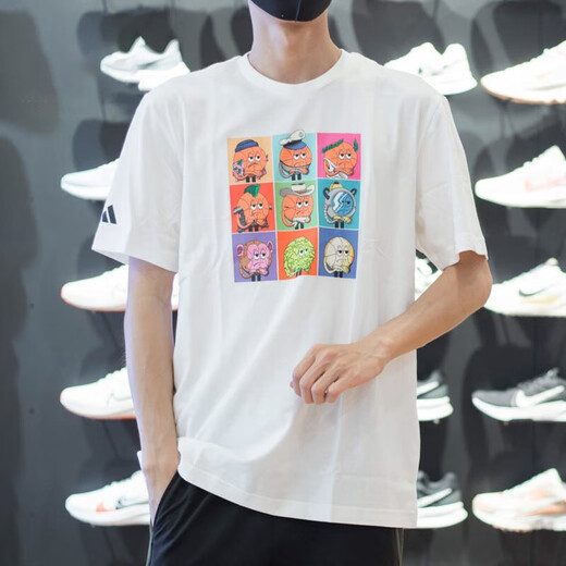 阿迪达斯 （adidas）短袖男t恤夏季印花篮球LILSTRIPE META纯棉运动半袖 IP3884/棉  假一赔十 2XL 195-215斤