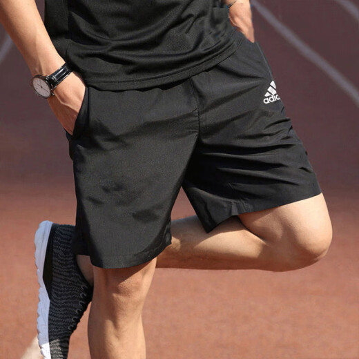 阿迪达斯 （adidas）短裤男2025夏季新款正品透气梭织速干五分裤IC9392官方旗舰正品 IC9756/针织 S 推荐120-135斤