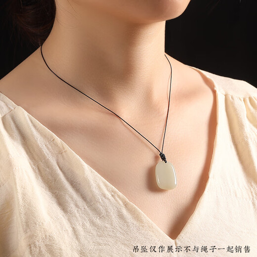 Xiaomi Star extremely fine hole safety buckle ring pendant lanyard wax leather jade pendant necklace rope free jade pendant pendant rope braided rope brown-0.5mm extremely fine safety knot like wind