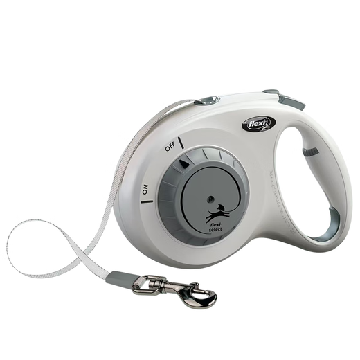 FLEXI SELECT series dog leash automatic retractable chain belt 7 meters 25kg soft gray