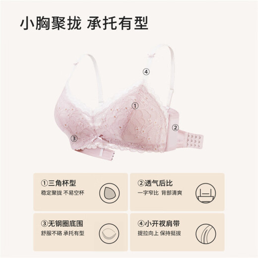 El nuevo producto de Urban Beauty, el sujetador francés de encaje sexy, la ropa interior delgada de las mujeres, la ropa interior Triangle Cup, Hermosa espalda 2B32C5