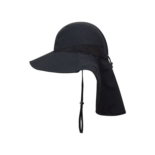 DAIWA 25 spring and summer DC-9125CS sun visor fisherman hat long brim neck protection fishing hat sun hat black one size