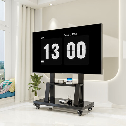 Jinying TV Mobile Stand 32-86 pouces TV Mount TV Stand Video Conference Afficher Skyworth Xiaomi Hisense Huawei TV Cart Tv Stand