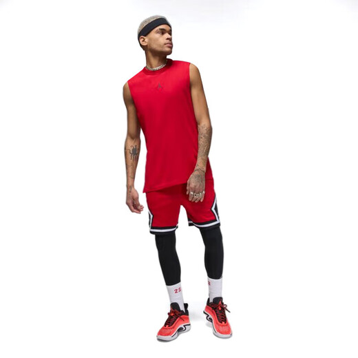 Jordan男无袖T恤 速干透气JORDAN SPORT新年红背心FN5857-687红S