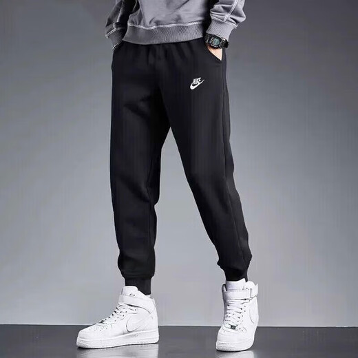 耐克（NIKE）运动套装男 夏季纯棉POLO衫翻领短袖T恤 跑步长裤束脚收口休闲裤 FN3895-100+BV2680-010 S