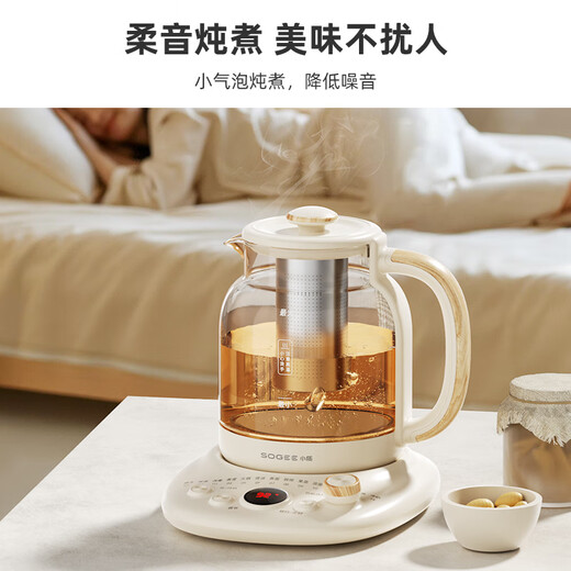 Small quality 0 glue health pot large capacity 1.5L office household tea kettle fully automatic kettle electric kettle thermostatic glass with tea leakage YSH06A