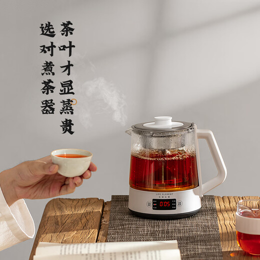 LIFE ELEMENT health pot 0.8L office mini multi-mode spray tea brewing/tea filter scented tea/hot water boiling automatic kettle teapot for 1-2 people i97