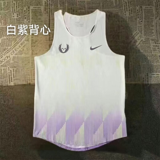 AEROGAMI-NIKE Nike Oregon track and field training suit physical examination sleeveless vest competition suit hurdle running marathon hurdle Nike-Gradient Blue Oregon quick-drying vest M Nike-