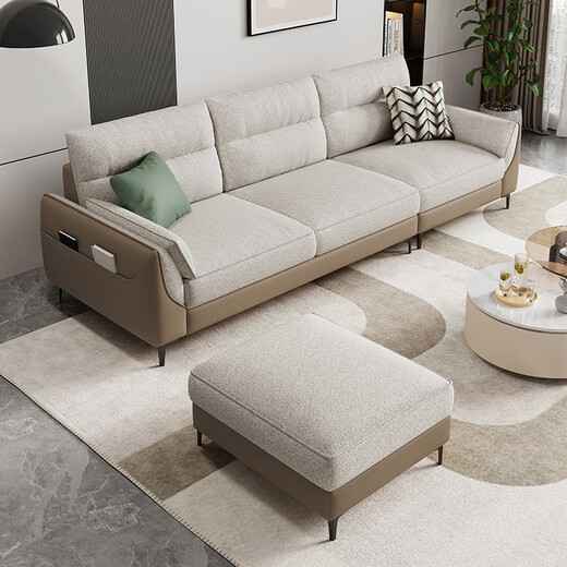 Jianxin tissu canapé salon 2025 Nouveau canapé de coton et de ligne moderne de coton et de ligne moderne F6686