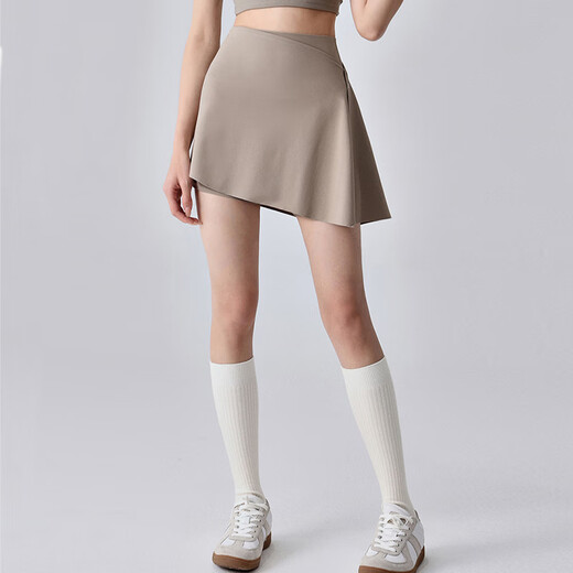 Xue Qianman sports three-point yoga shorts for women with fake two-piece culottes suit for outer wear high-waist butt lift yoga Pilates fitness