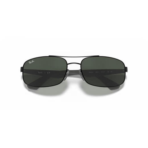 雷朋（RayBan）经典款G15绿灰渐变方形男女通用防蓝光偏光太阳镜 RB3527 Black_Green Solid Color L