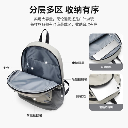 POLO Backpack Men's Outdoor Mountaineering Bag Lightweight Foldable Large Capacity Travel Backpack Hiking Sports School Bag