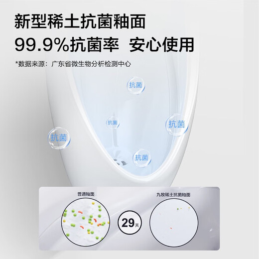 XMSJ感应小便斗商用感应马桶挂墙式男用小便器陶瓷小便池13071 机械款按键式冲水