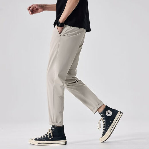 Semir 2025 Nuevo pantalones casuales de primavera y verano Pantalones casuales con cónicos rectos