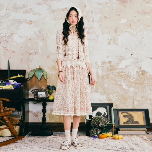 Wancaoyi 2025 new summer suit H06420421 light pink L